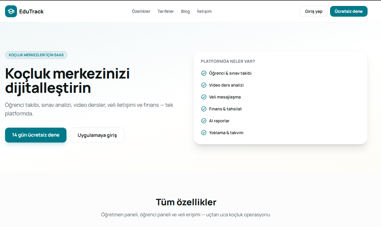 Koçluk ve Danışmanlık Yönetim Sistemi